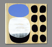 8170010_GS1 'Luna Azul I' by artist Mary Calkins - Wall Art Print on Textured Fine Art Canvas or Paper - Digital Giclee reproduction of art painting. Red Sky Art is India's Online Art Gallery for Home Decor - 817_72251