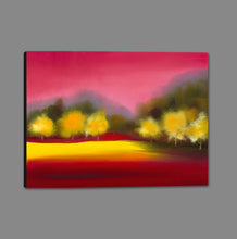 8170224_GS1 'Rapsberry Contemplation' by artist Bonita W. Goldberg - Wall Art Print on Textured Fine Art Canvas or Paper - Digital Giclee reproduction of art painting. Red Sky Art is India's Online Art Gallery for Home Decor - 817_76305