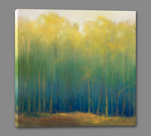 8170041_GS1 'Deep Woods in Summer' by artist Teri Jonas - Wall Art Print on Textured Fine Art Canvas or Paper - Digital Giclee reproduction of art painting. Red Sky Art is India's Online Art Gallery for Home Decor - 817_77059