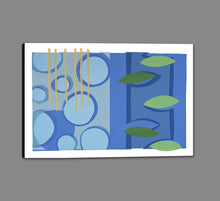 8170214_GS1 'Green Fish' by artist Lee Crew - Wall Art Print on Textured Fine Art Canvas or Paper - Digital Giclee reproduction of art painting. Red Sky Art is India's Online Art Gallery for Home Decor - 817_78920