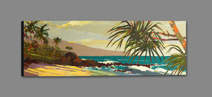 8170204_GS1 'Island Morning' by artist Darrell Hill - Wall Art Print on Textured Fine Art Canvas or Paper - Digital Giclee reproduction of art painting. Red Sky Art is India's Online Art Gallery for Home Decor - 817_81657