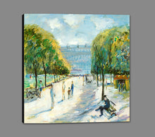 8170078_GS1 'Parisian Afternoon IV' by artist Marysia Burr - Wall Art Print on Textured Fine Art Canvas or Paper - Digital Giclee reproduction of art painting. Red Sky Art is India's Online Art Gallery for Home Decor - 817_86292