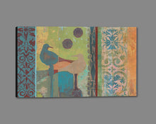 8170246_GS1 'Under the Double Moon' by artist Ciela Bloom - Wall Art Print on Textured Fine Art Canvas or Paper - Digital Giclee reproduction of art painting. Red Sky Art is India's Online Art Gallery for Home Decor - 817_87270