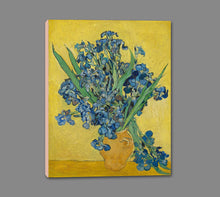 29553_GS1_- titled 'Irises' by artist Vincent van Gogh - Wall Art Print on Textured Fine Art Canvas or Paper - Digital Giclee reproduction of art painting. Red Sky Art is India's Online Art Gallery for Home Decor - 888 _VVG101