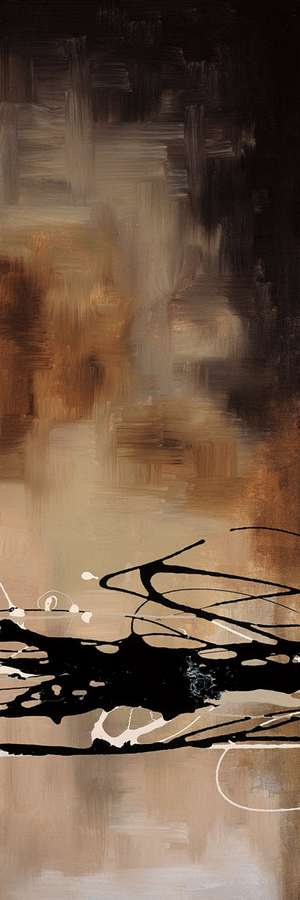 tobacco brown artist Framed Canvas Art Print Tobacco and Chocolate I FB1_111_12305