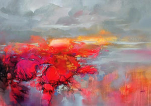 45120_C1 - titled 'Molecular Bonds 2' by artist Scott Naismith - Wall Art Print on Textured Fine Art Canvas or Paper - Digital Giclee reproduction of art painting. Red Sky Art is India's Online Art Gallery for Home Decor - 55_WDC96338