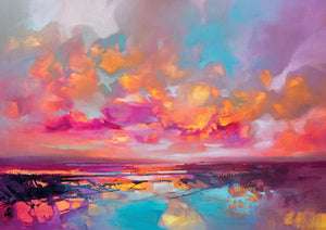 45133_C1 - titled 'Fractal Shore' by artist Scott Naismith - Wall Art Print on Textured Fine Art Canvas or Paper - Digital Giclee reproduction of art painting. Red Sky Art is India's Online Art Gallery for Home Decor - 55_WDC96380