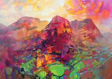 45136_C1 - titled 'Glencoe Harmonics' by artist Scott Naismith - Wall Art Print on Textured Fine Art Canvas or Paper - Digital Giclee reproduction of art painting. Red Sky Art is India's Online Art Gallery for Home Decor - 55_WDC96383