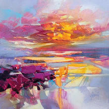 45173_C1 - titled 'Uist Causeways 2' by artist Scott Naismith - Wall Art Print on Textured Fine Art Canvas or Paper - Digital Giclee reproduction of art painting. Red Sky Art is India's Online Art Gallery for Home Decor - 55_WDC98335