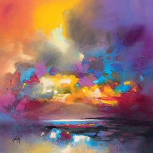 45174_C1 - titled 'Warmth Emanates' by artist Scott Naismith - Wall Art Print on Textured Fine Art Canvas or Paper - Digital Giclee reproduction of art painting. Red Sky Art is India's Online Art Gallery for Home Decor - 55_WDC98336