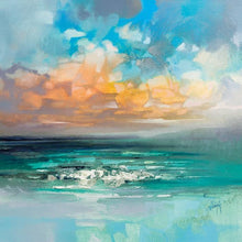 45180_C1 - titled 'Hebridean Waters' by artist Scott Naismith - Wall Art Print on Textured Fine Art Canvas or Paper - Digital Giclee reproduction of art painting. Red Sky Art is India's Online Art Gallery for Home Decor - 55_WDC98355