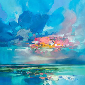 45181_C1 - titled 'Arran Blue' by artist Scott Naismith - Wall Art Print on Textured Fine Art Canvas or Paper - Digital Giclee reproduction of art painting. Red Sky Art is India's Online Art Gallery for Home Decor - 55_WDC98356
