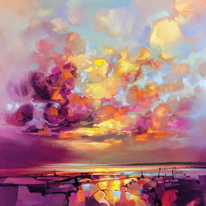 45188_C1 - titled 'Cloud Construction' by artist Scott Naismith - Wall Art Print on Textured Fine Art Canvas or Paper - Digital Giclee reproduction of art painting. Red Sky Art is India's Online Art Gallery for Home Decor - 55_WDC98363