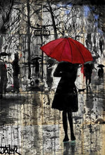 60085_C1_- titled 'Metro' by artist Loui Jover - Wall Art Print on Textured Fine Art Canvas or Paper - Digital Giclee reproduction of art painting. Red Sky Art is India's Online Art Gallery for Home Decor - J767