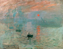 60201_C1_- titled 'Impression, Sunrise ' by artist  Claude Monet - Wall Art Print on Textured Fine Art Canvas or Paper - Digital Giclee reproduction of art painting. Red Sky Art is India's Online Art Gallery for Home Decor - M2037
