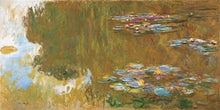 60226_C1_- titled 'The Water Lily Pond, c. 1917-19' by artist Claude Monet - Wall Art Print on Textured Fine Art Canvas or Paper - Digital Giclee reproduction of art painting. Red Sky Art is India's Online Art Gallery for Home Decor - M2905