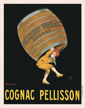 60203_C1_- titled 'Cognac Pellisson' by artist Vintage Posters - Wall Art Print on Textured Fine Art Canvas or Paper - Digital Giclee reproduction of art painting. Red Sky Art is India's Online Art Gallery for Home Decor - V395