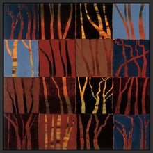 222047_FB1 'Red Trees I' by artist Gail Altschuler - Wall Art Print on Textured Fine Art Canvas or Paper - Digital Giclee reproduction of art painting. Red Sky Art is India's Online Art Gallery for Home Decor - 111_12054