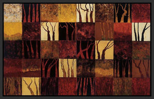 222016_FB1 'Dark Trees' by artist Gail Altschuler - Wall Art Print on Textured Fine Art Canvas or Paper - Digital Giclee reproduction of art painting. Red Sky Art is India's Online Art Gallery for Home Decor - 111_4066