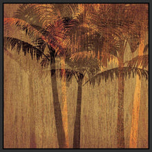 222238_FB1 'Sunset Palms II' by artist Amori - Wall Art Print on Textured Fine Art Canvas or Paper - Digital Giclee reproduction of art painting. Red Sky Art is India's Online Art Gallery for Home Decor - 111_APP118