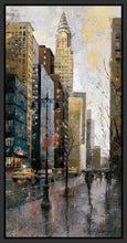 222245_FB1 'Rainy Day in Manhattan' by artist Marti Bofarull - Wall Art Print on Textured Fine Art Canvas or Paper - Digital Giclee reproduction of art painting. Red Sky Art is India's Online Art Gallery for Home Decor - 111_BMP350