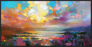 45101_FB1 - titled 'Marina' by artist Scott Naismith - Wall Art Print on Textured Fine Art Canvas or Paper - Digital Giclee reproduction of art painting. Red Sky Art is India's Online Art Gallery for Home Decor - 55_WDC93159