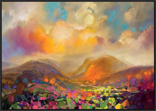 45115_FB1 - titled 'Nevis Range Colour' by artist Scott Naismith - Wall Art Print on Textured Fine Art Canvas or Paper - Digital Giclee reproduction of art painting. Red Sky Art is India's Online Art Gallery for Home Decor - 55_WDC96317