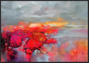 45120_FB1 - titled 'Molecular Bonds 2' by artist Scott Naismith - Wall Art Print on Textured Fine Art Canvas or Paper - Digital Giclee reproduction of art painting. Red Sky Art is India's Online Art Gallery for Home Decor - 55_WDC96338