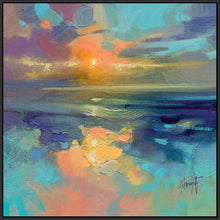 45137_FB1 - titled 'Cerulean Cyan Study' by artist Scott Naismith - Wall Art Print on Textured Fine Art Canvas or Paper - Digital Giclee reproduction of art painting. Red Sky Art is India's Online Art Gallery for Home Decor - 55_WDC98169