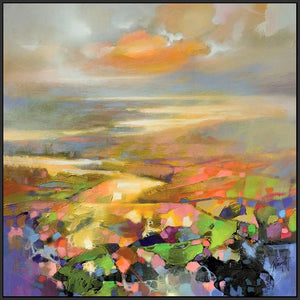 45139_FB1 - titled 'Highland Terrain' by artist Scott Naismith - Wall Art Print on Textured Fine Art Canvas or Paper - Digital Giclee reproduction of art painting. Red Sky Art is India's Online Art Gallery for Home Decor - 55_WDC98172