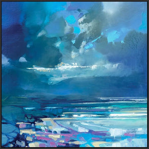 45141_FB1 - titled 'West Coast Blues I' by artist Scott Naismith - Wall Art Print on Textured Fine Art Canvas or Paper - Digital Giclee reproduction of art painting. Red Sky Art is India's Online Art Gallery for Home Decor - 55_WDC98210