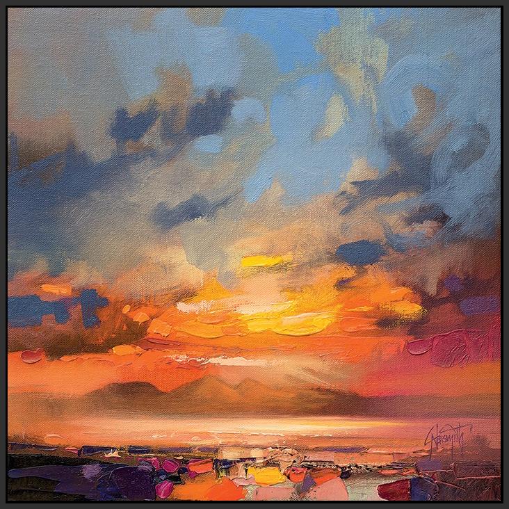 45145_FB1 - titled 'Rum Light Study' by artist Scott Naismith - Wall Art Print on Textured Fine Art Canvas or Paper - Digital Giclee reproduction of art painting. Red Sky Art is India's Online Art Gallery for Home Decor - 55_WDC98214