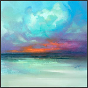 45179_FB1 - titled 'Hebridean Tranquility' by artist Scott Naismith - Wall Art Print on Textured Fine Art Canvas or Paper - Digital Giclee reproduction of art painting. Red Sky Art is India's Online Art Gallery for Home Decor - 55_WDC98354
