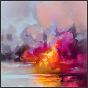 45184_FB1 - titled 'Cumulus Cluster' by artist Scott Naismith - Wall Art Print on Textured Fine Art Canvas or Paper - Digital Giclee reproduction of art painting. Red Sky Art is India's Online Art Gallery for Home Decor - 55_WDC98359