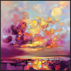 45188_FB1 - titled 'Cloud Construction' by artist Scott Naismith - Wall Art Print on Textured Fine Art Canvas or Paper - Digital Giclee reproduction of art painting. Red Sky Art is India's Online Art Gallery for Home Decor - 55_WDC98363