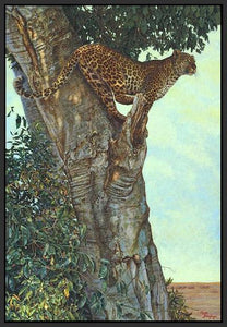60084_FB1_- titled 'On the Lookout' by artist Kalon Baughan - Wall Art Print on Textured Fine Art Canvas or Paper - Digital Giclee reproduction of art painting. Red Sky Art is India's Online Art Gallery for Home Decor - B1738