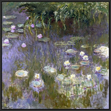 60030_FB1_- titled 'Water Lilies, 1922 ' by artist  Claude Monet - Wall Art Print on Textured Fine Art Canvas or Paper - Digital Giclee reproduction of art painting. Red Sky Art is India's Online Art Gallery for Home Decor - M3061