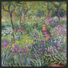 60032_FB1_- titled 'The Artist’s Garden in Giverny, 1900' by artist  Claude Monet - Wall Art Print on Textured Fine Art Canvas or Paper - Digital Giclee reproduction of art painting. Red Sky Art is India's Online Art Gallery for Home Decor - M3243
