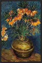 60207_FB1_- titled 'Crown Imperial Fritillaries in a Copper Vase, 1886' by artist Vincent van Gogh - Wall Art Print on Textured Fine Art Canvas or Paper - Digital Giclee reproduction of art painting. Red Sky Art is India's Online Art Gallery for Home Decor - V432
