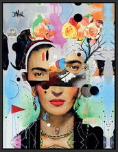 45193_FB1_- titled 'Kahlo Analytica' by artist Loui Jover - Wall Art Print on Textured Fine Art Canvas or Paper - Digital Giclee reproduction of art painting. Red Sky Art is India's Online Art Gallery for Home Decor - WDC100620