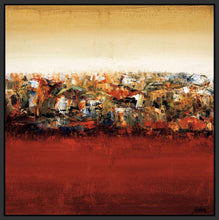 222013_FB2 'Red Lake' by artist Yehan Wang - Wall Art Print on Textured Fine Art Canvas or Paper - Digital Giclee reproduction of art painting. Red Sky Art is India's Online Art Gallery for Home Decor - 111_4047