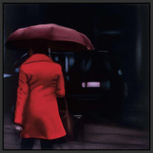 222407_FB2 'Lady in Red' by artist Xavier Visa - Wall Art Print on Textured Fine Art Canvas or Paper - Digital Giclee reproduction of art painting. Red Sky Art is India's Online Art Gallery for Home Decor - 111_VXP100