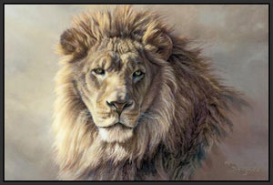 60101_FB2_- titled 'His Majesty' by artist Kalon Baughan - Wall Art Print on Textured Fine Art Canvas or Paper - Digital Giclee reproduction of art painting. Red Sky Art is India's Online Art Gallery for Home Decor - B2055