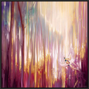 60006_FB2_- titled 'Nebulous Forest' by artist  Gill Bustamante - Wall Art Print on Textured Fine Art Canvas or Paper - Digital Giclee reproduction of art painting. Red Sky Art is India's Online Art Gallery for Home Decor - B4363