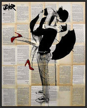 60199_FB2_- titled 'Always Again' by artist Loui Jover - Wall Art Print on Textured Fine Art Canvas or Paper - Digital Giclee reproduction of art painting. Red Sky Art is India's Online Art Gallery for Home Decor - J778