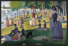 60109_FB2_- titled 'Sunday Afternoon on the Island of Grande Jatte 1864' by artist Georges Seurat - Wall Art Print on Textured Fine Art Canvas or Paper - Digital Giclee reproduction of art painting. Red Sky Art is India's Online Art Gallery for Home Decor - S1615