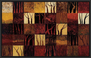 222016_FB3 'Dark Trees' by artist Gail Altschuler - Wall Art Print on Textured Fine Art Canvas or Paper - Digital Giclee reproduction of art painting. Red Sky Art is India's Online Art Gallery for Home Decor - 111_4066