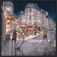222282_FB3 'Rendez-vous Paris' by artist Didier Lourenco - Wall Art Print on Textured Fine Art Canvas or Paper - Digital Giclee reproduction of art painting. Red Sky Art is India's Online Art Gallery for Home Decor - 111_LDP360