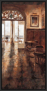 222296_FB3 'Grand Cafe Cappuccino II' by artist Noemi Martin - Wall Art Print on Textured Fine Art Canvas or Paper - Digital Giclee reproduction of art painting. Red Sky Art is India's Online Art Gallery for Home Decor - 111_MNP207