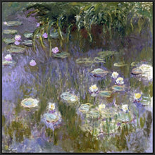 60030_FB3_- titled 'Water Lilies, 1922 ' by artist  Claude Monet - Wall Art Print on Textured Fine Art Canvas or Paper - Digital Giclee reproduction of art painting. Red Sky Art is India's Online Art Gallery for Home Decor - M3061